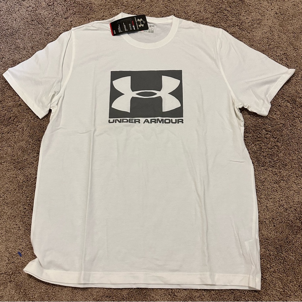 New Under Armour Men’s Box Logo T-Shirt Large